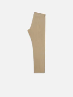 Tapered Pleated Trousers in Dove