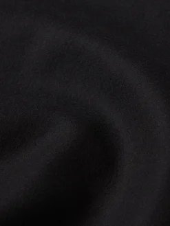 Textured Overshirt Jacket in Black