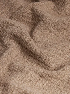 Textured Shirt Jacket in Light Brown