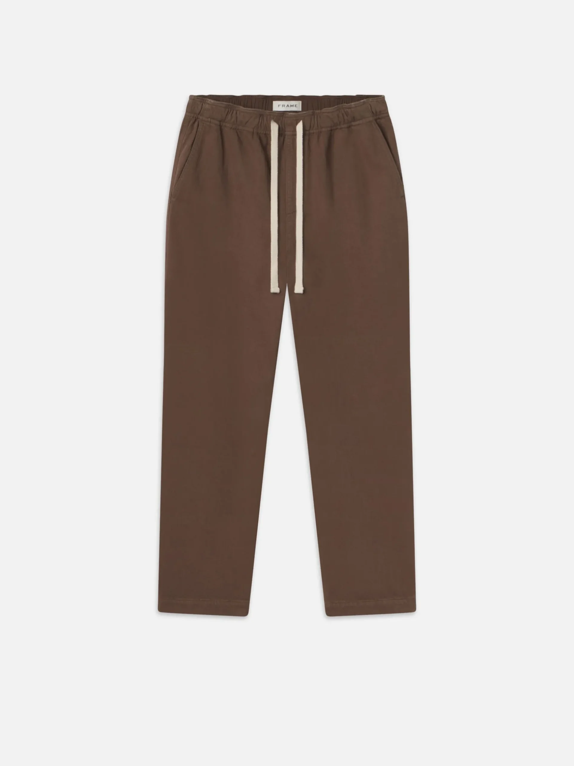 Textured Terry Travel Pant in Taupe