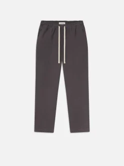 Textured Terry Travel Pant in Slate Gray