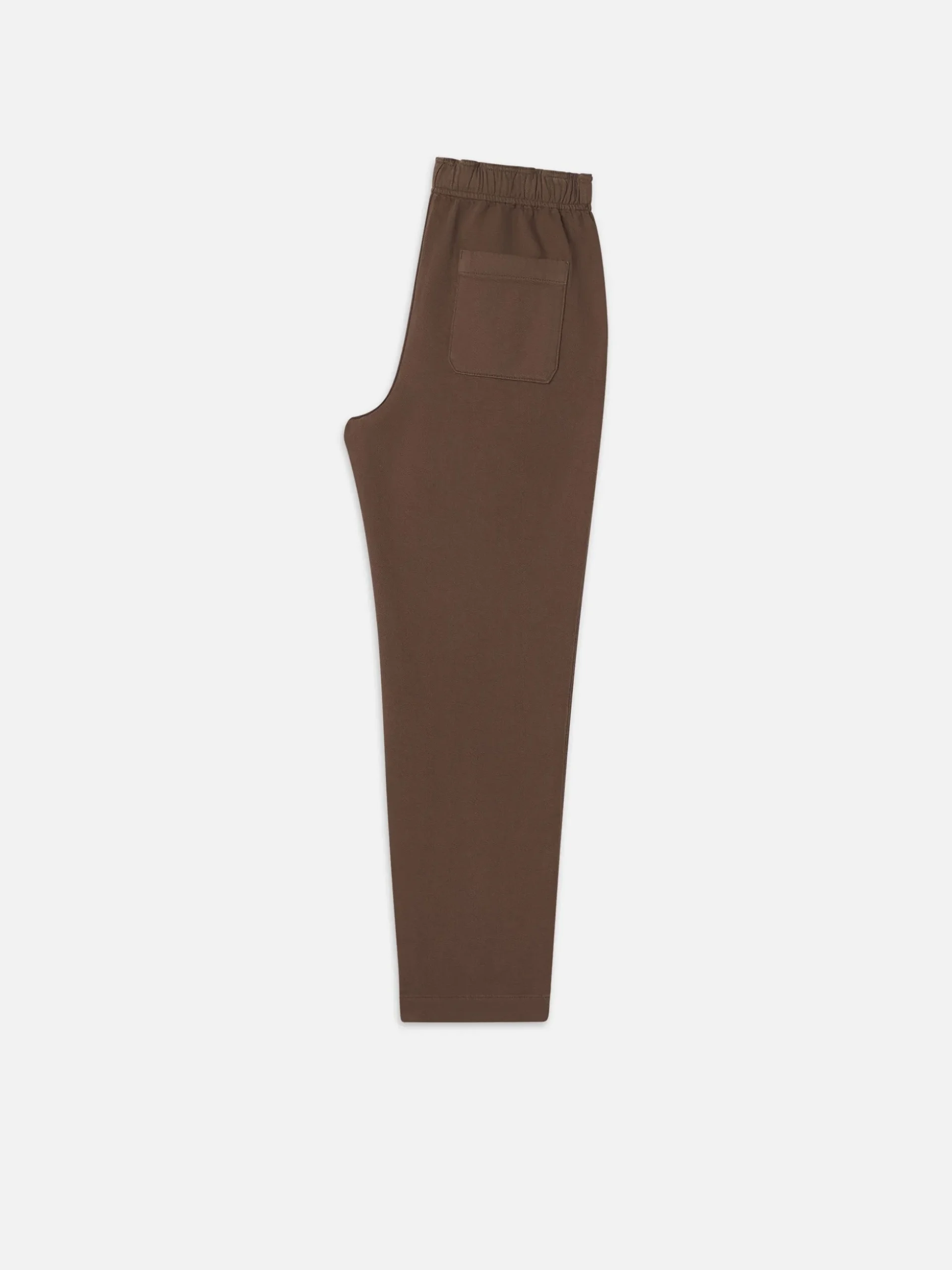 Textured Terry Travel Pant in Taupe