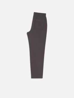 Textured Terry Travel Pant in Slate Gray
