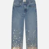 The Atelier Champagne Jean in Gold Embellished