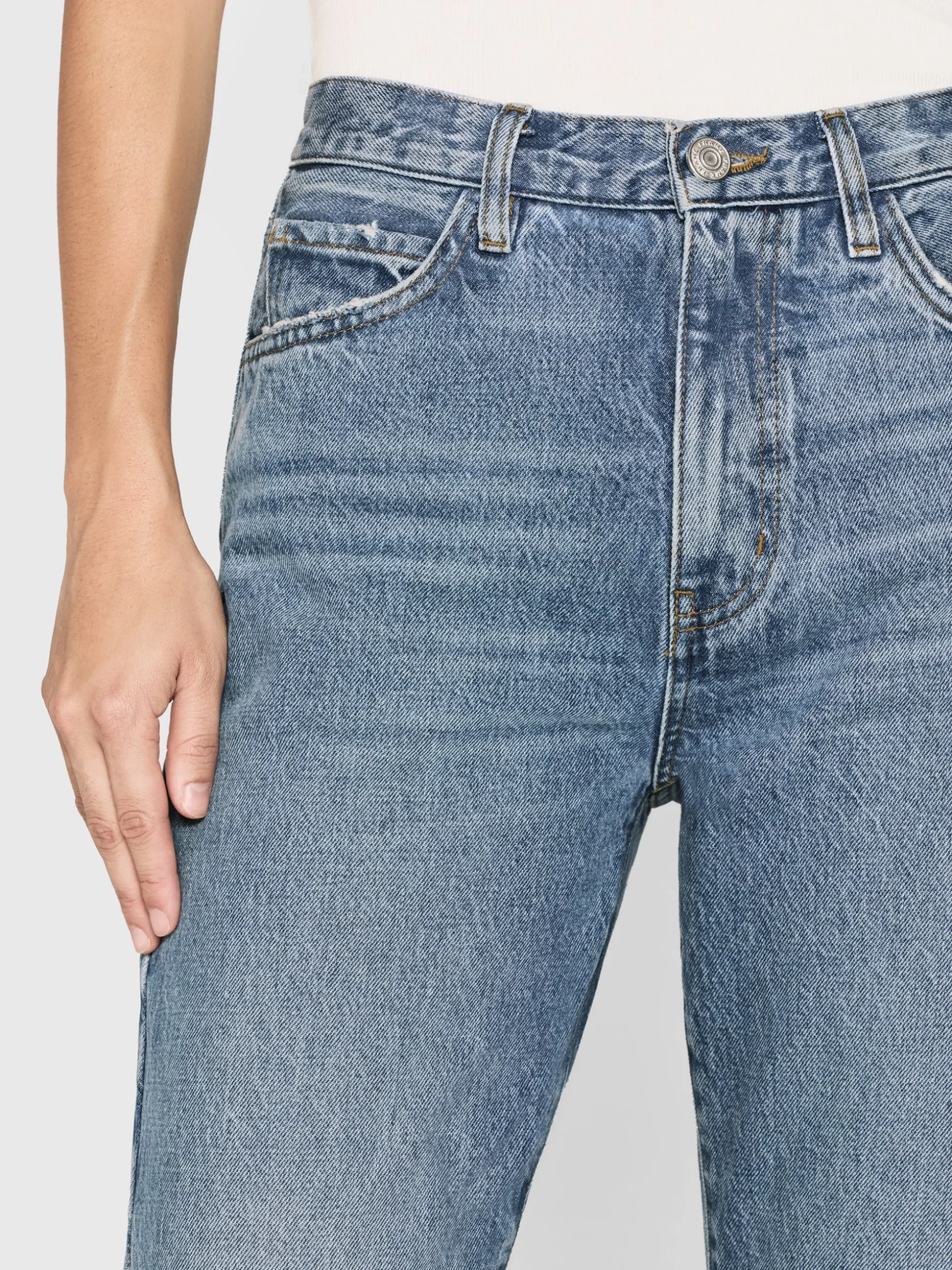 The Atelier Champagne Jean in Gold Embellished