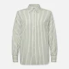 The Borrowed Pocket Shirt in Green Gem Multi