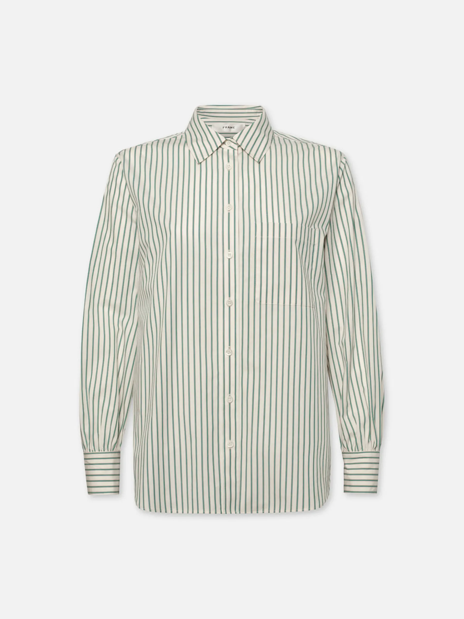 The Borrowed Pocket Shirt in Green Gem Multi