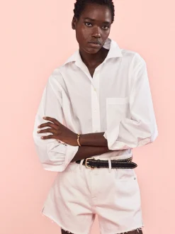 The Borrowed Pocket Shirt in White