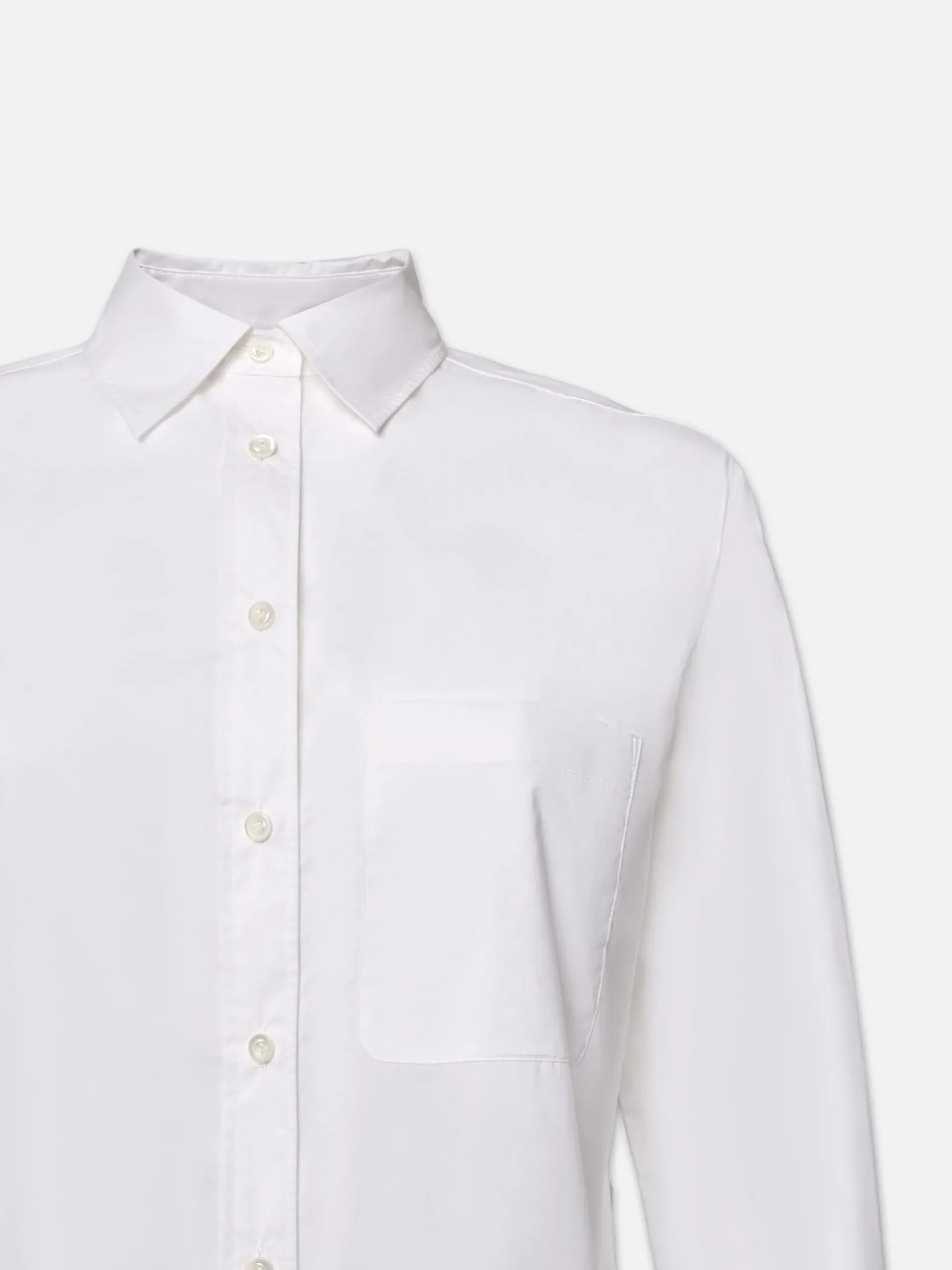 The Borrowed Pocket Shirt in White