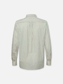 The Borrowed Pocket Shirt in Green Gem Multi