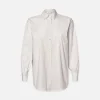The Borrowed Shirt in White Multi