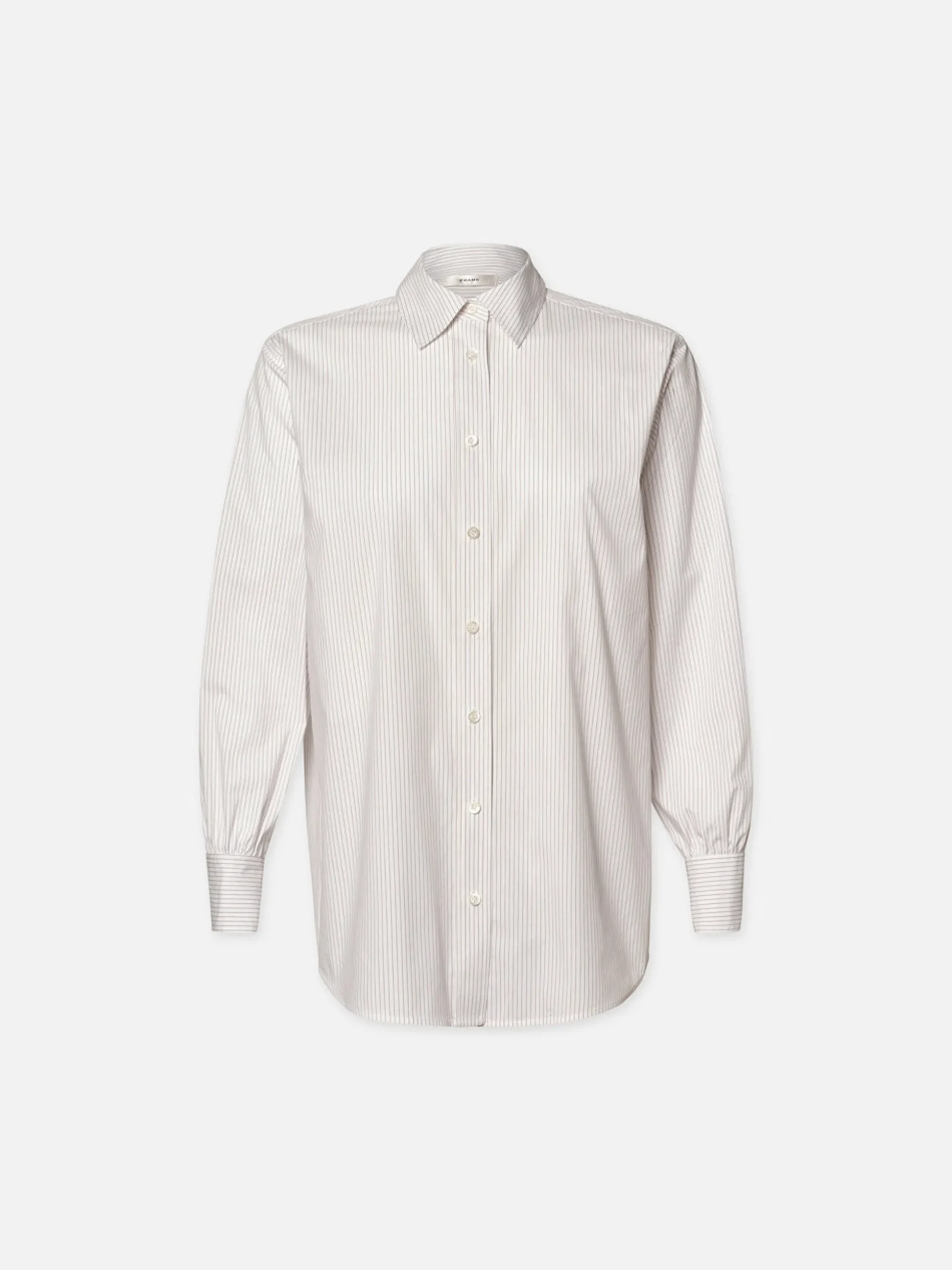 The Borrowed Shirt in White Multi