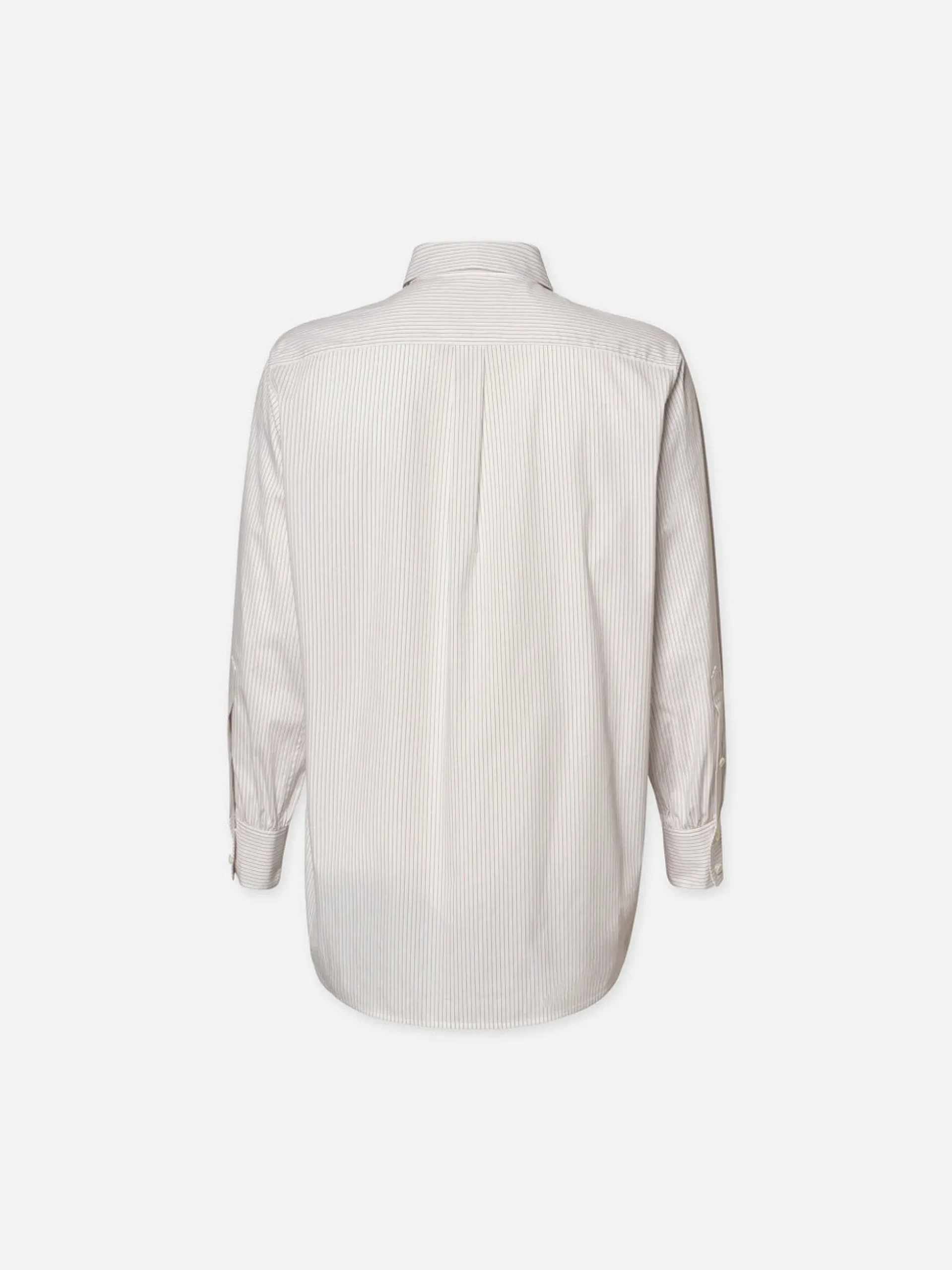 The Borrowed Shirt in White Multi