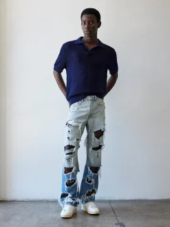 The Boxy Jean in Lagoon Rips