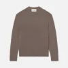 The Cashmere Crewneck Sweater in Dry Rose