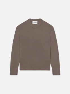 The Cashmere Crewneck Sweater in Dry Rose