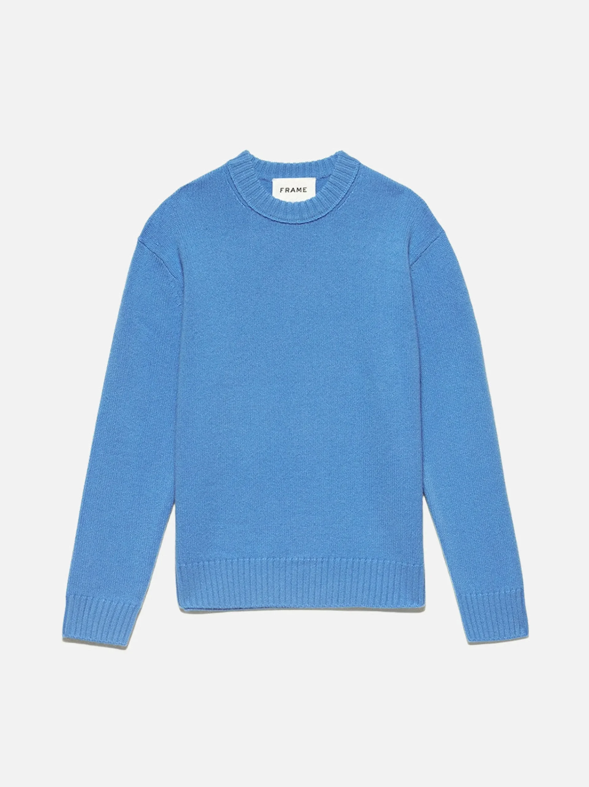 The Cashmere Crewneck Sweater in Bright Blue