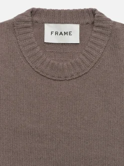 The Cashmere Crewneck Sweater in Dry Rose