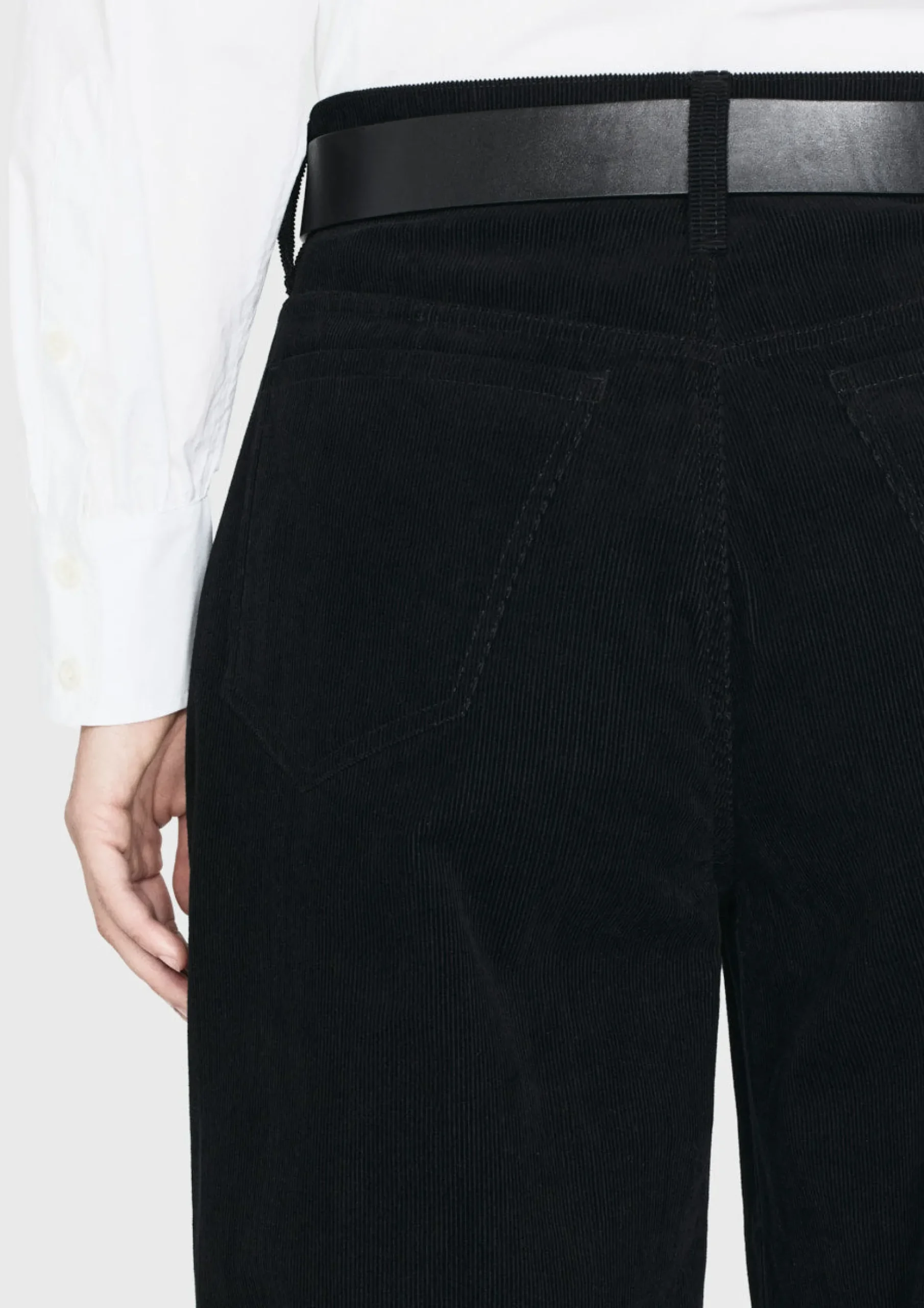 The Corduroy Trouser in Black