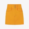 The Corset Mini Skirt in Marigold