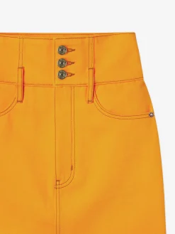 The Corset Mini Skirt in Marigold