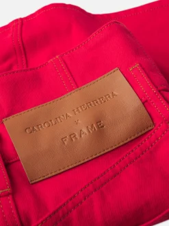 The Corset Mini Skirt in Herrera Red