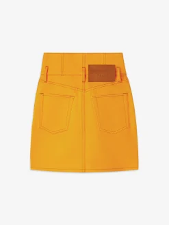 The Corset Mini Skirt in Marigold