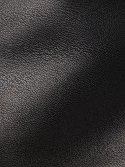 The Femme Leather Blazer in Black