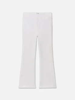 The Jetset Crop Mini Boot in White