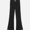 The Jetset Crop Mini Boot Pintuck in Sheen Noir