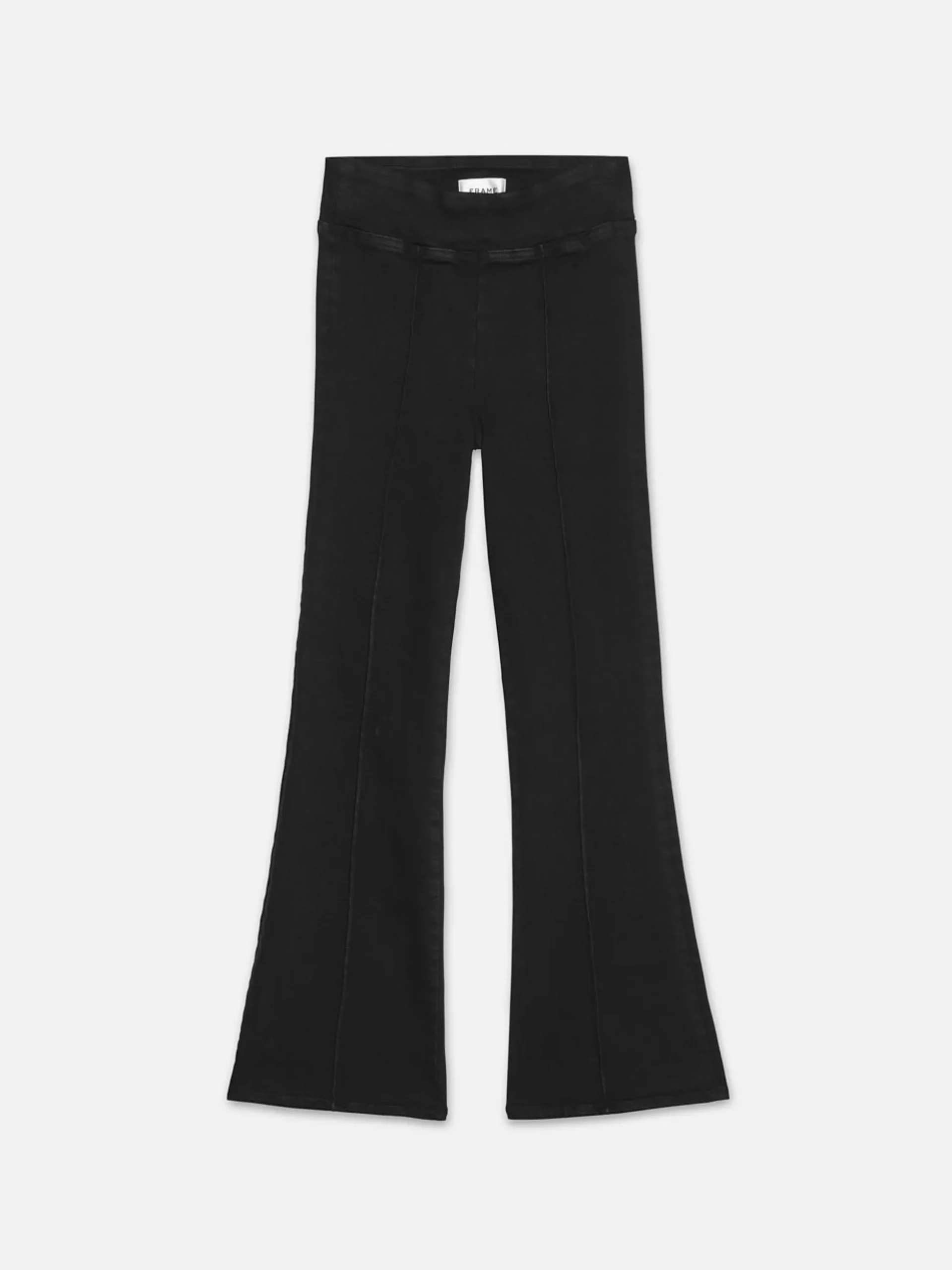 The Jetset Crop Mini Boot Pintuck in Sheen Noir