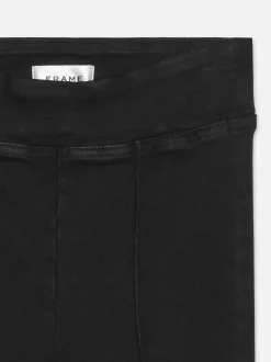 The Jetset Crop Mini Boot Pintuck in Sheen Noir