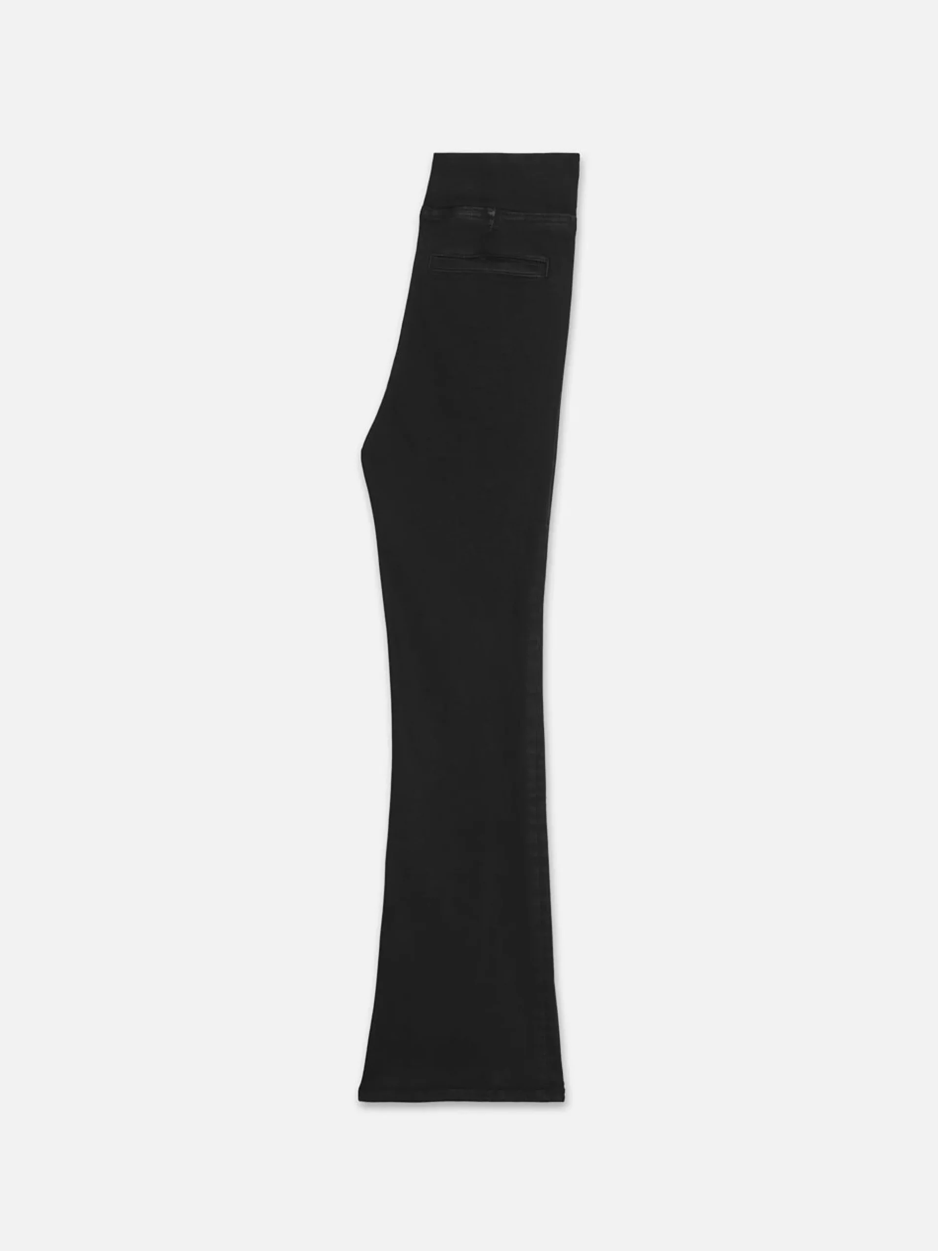 The Jetset Crop Mini Boot Pintuck in Sheen Noir
