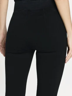 The Jetset Crop Mini Boot in Sheen Noir