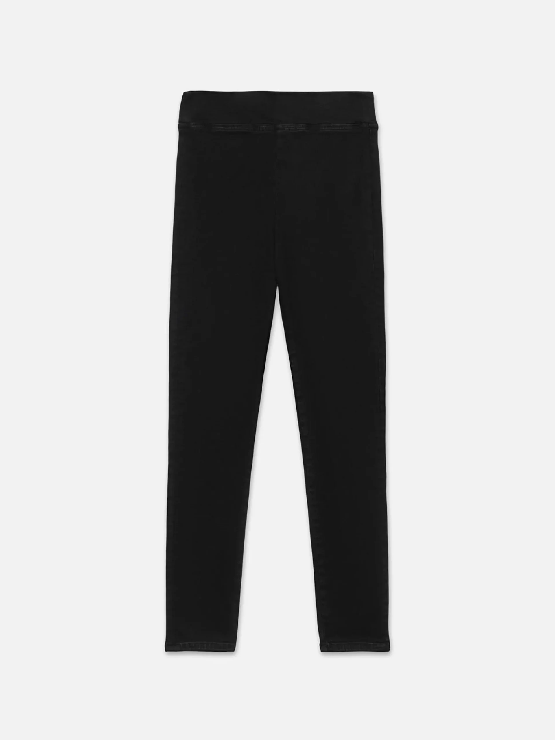 The Jetset Skinny Crop in Sheen Noir