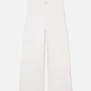 The Jetset Wide Crop in White