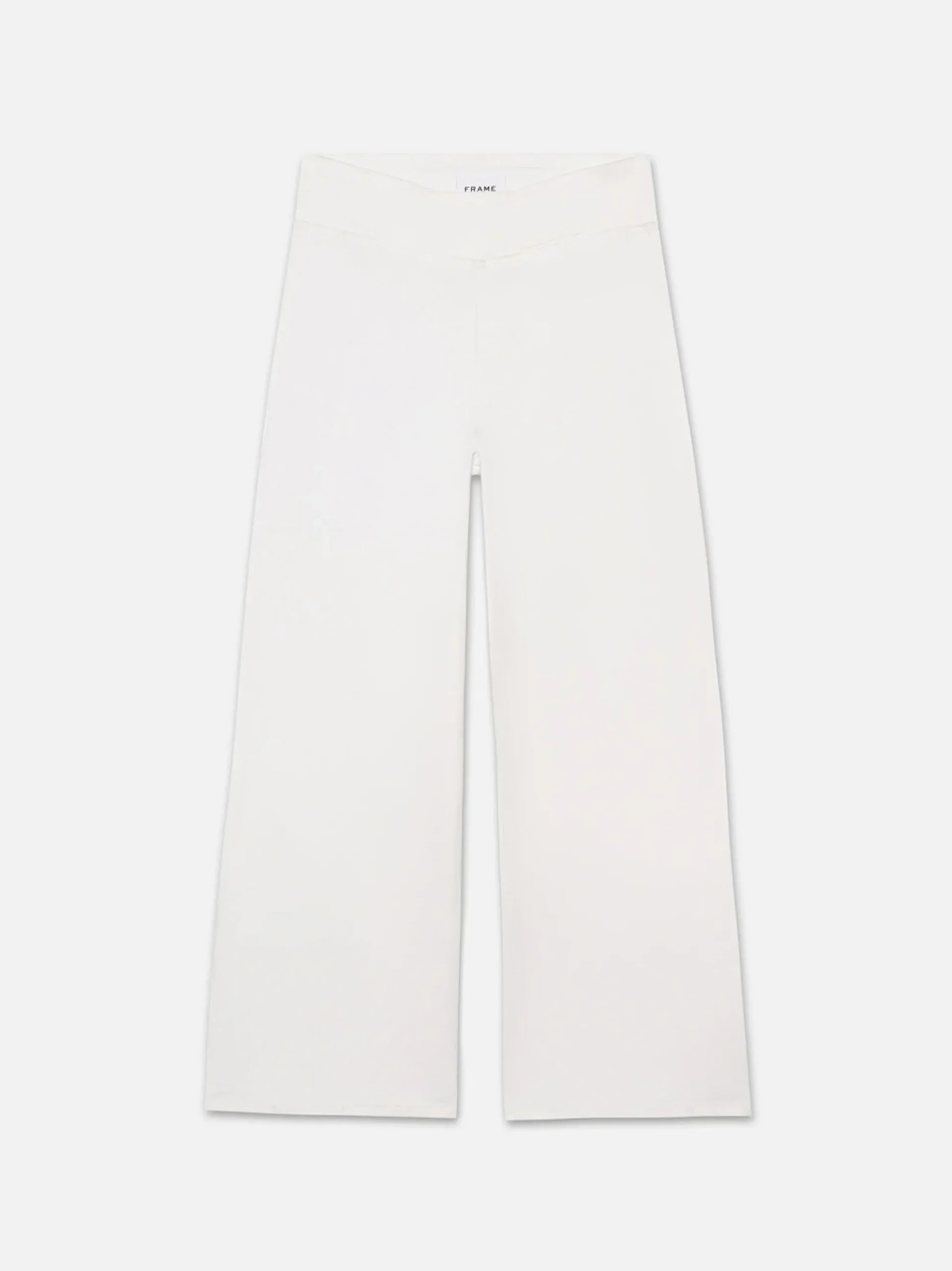 The Jetset Wide Crop in White