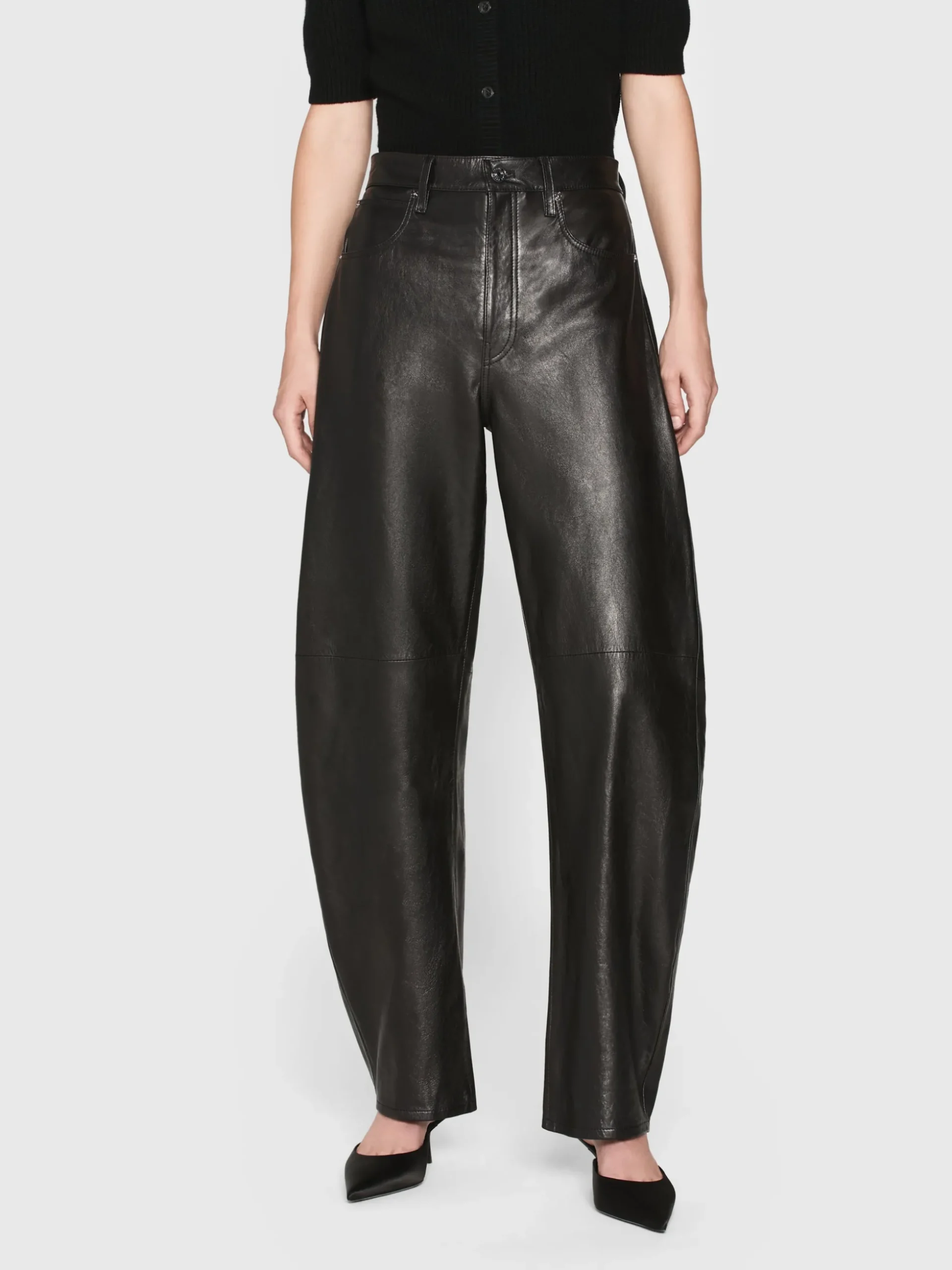 The Leather Bubble in Black