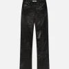 The Leather Ruler in Black Croc