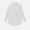 The Oversized Pearl Shirt in White