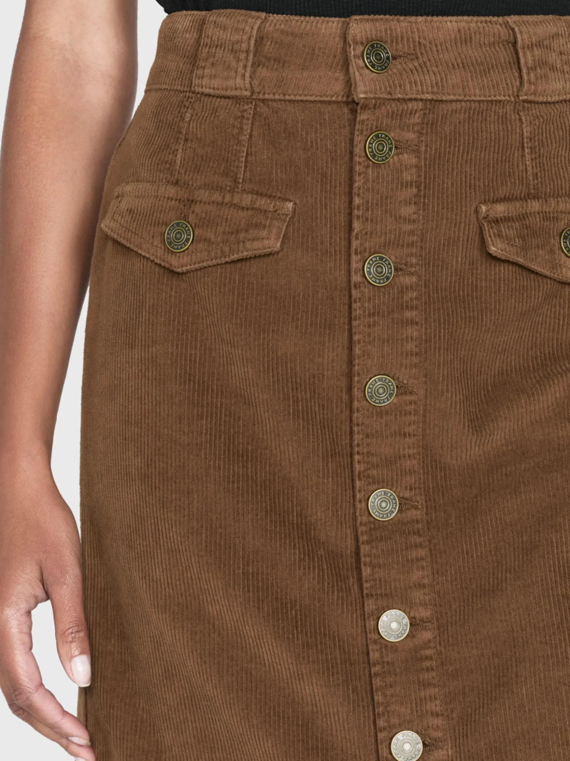 The Penelope Skirt in Toast