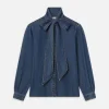 The Secretary Blouse in Babydoll