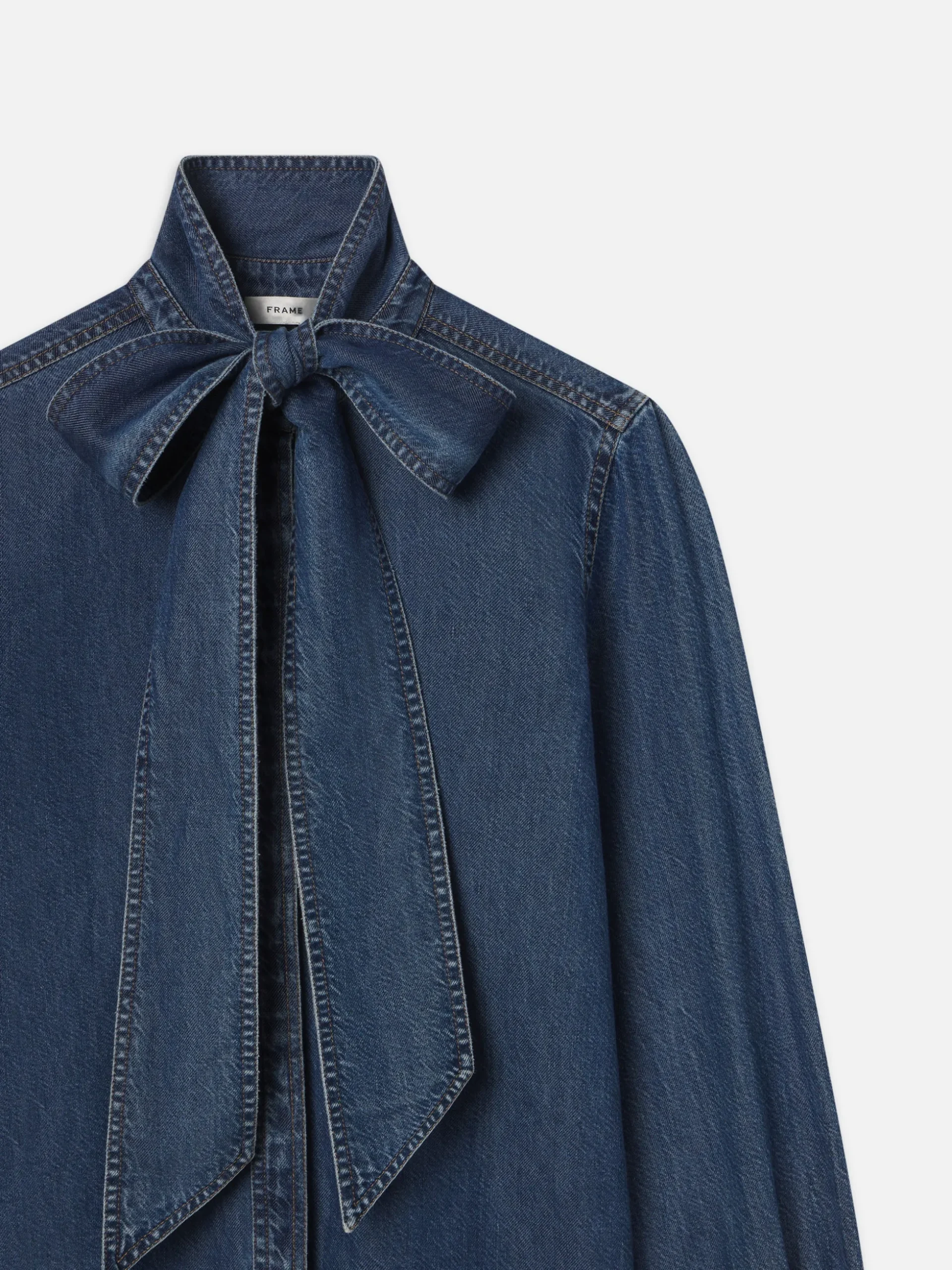 The Secretary Blouse in Babydoll