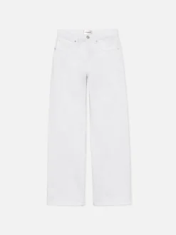 The Slouchy Straight in White