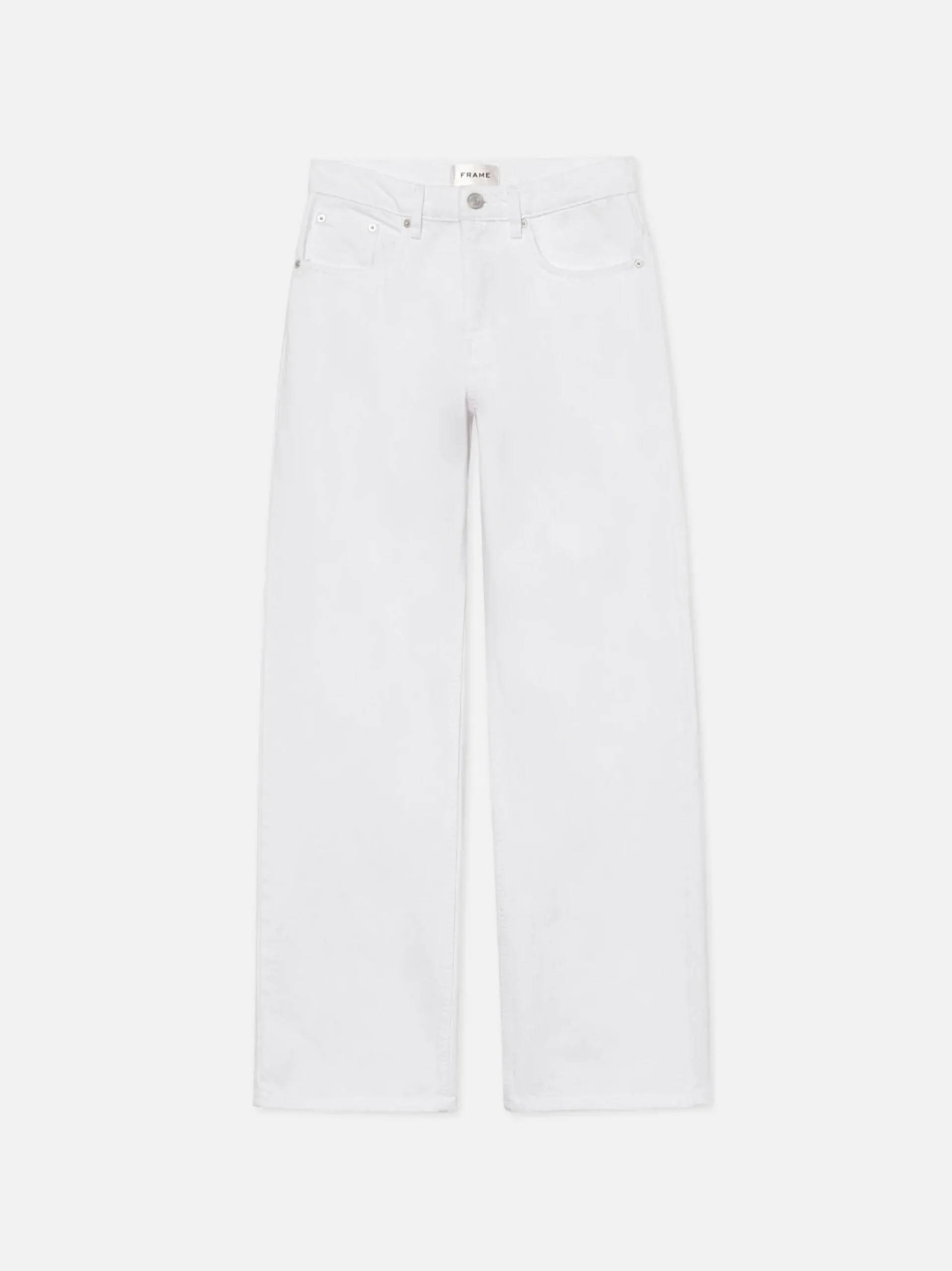The Slouchy Straight in White
