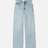 The Slouchy Straight in Fizz Indigo
