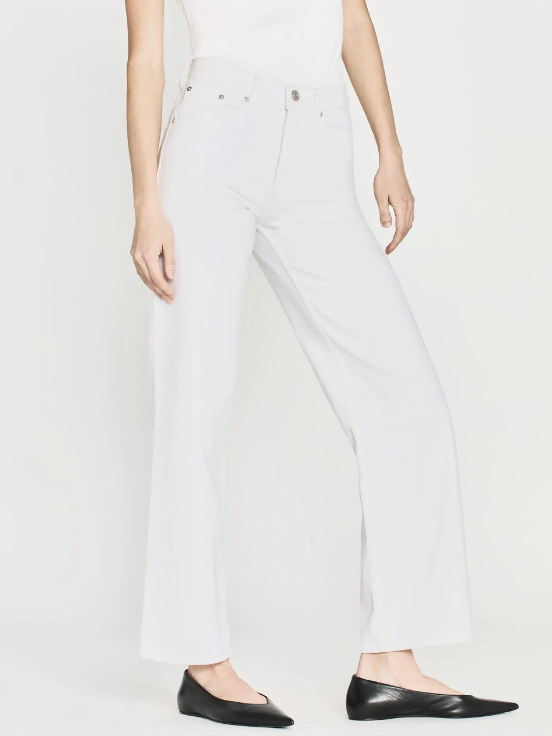 The Slouchy Straight in White
