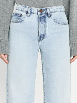 The Slouchy Straight in Fizz Indigo