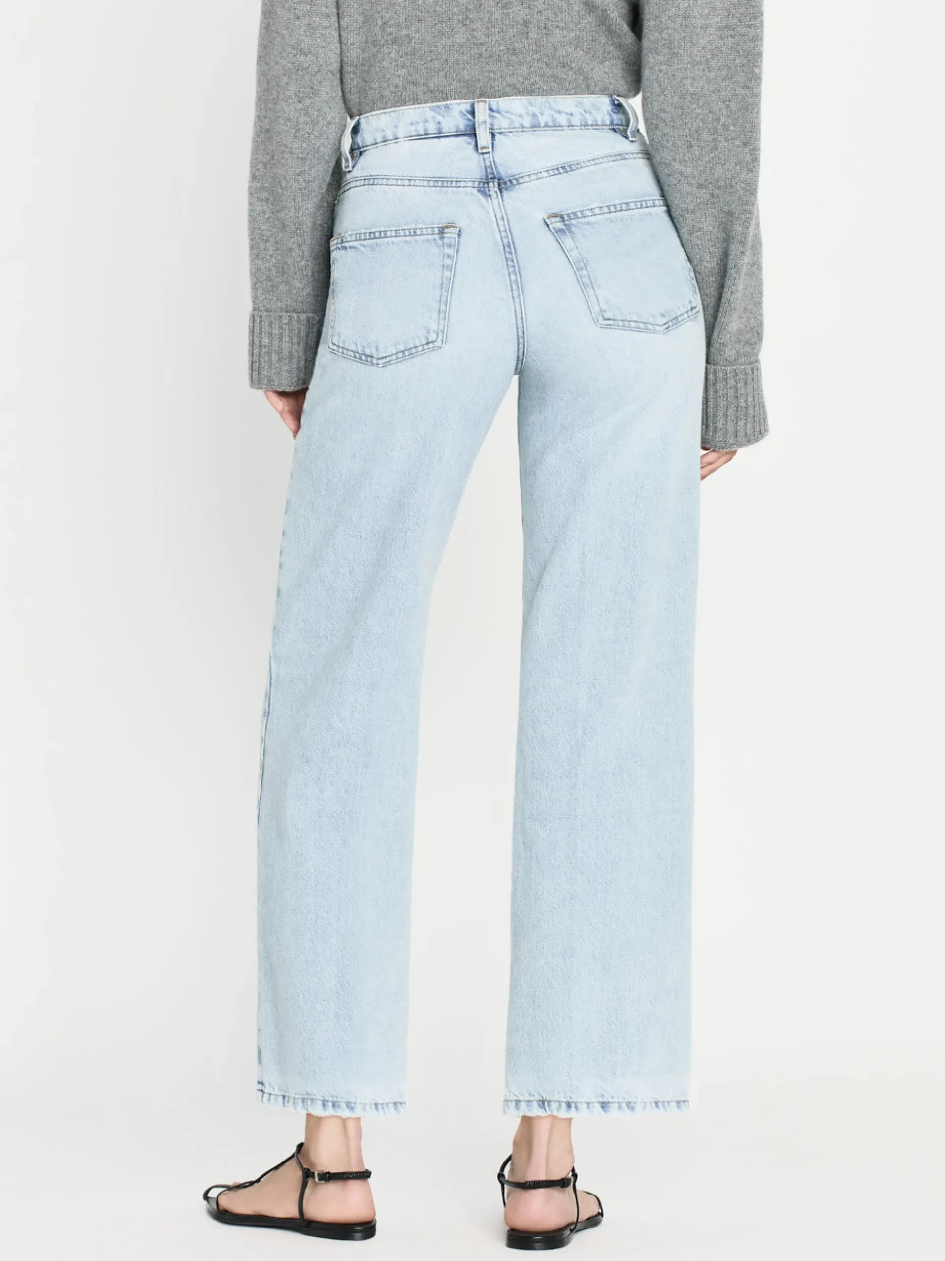 The Slouchy Straight in Fizz Indigo