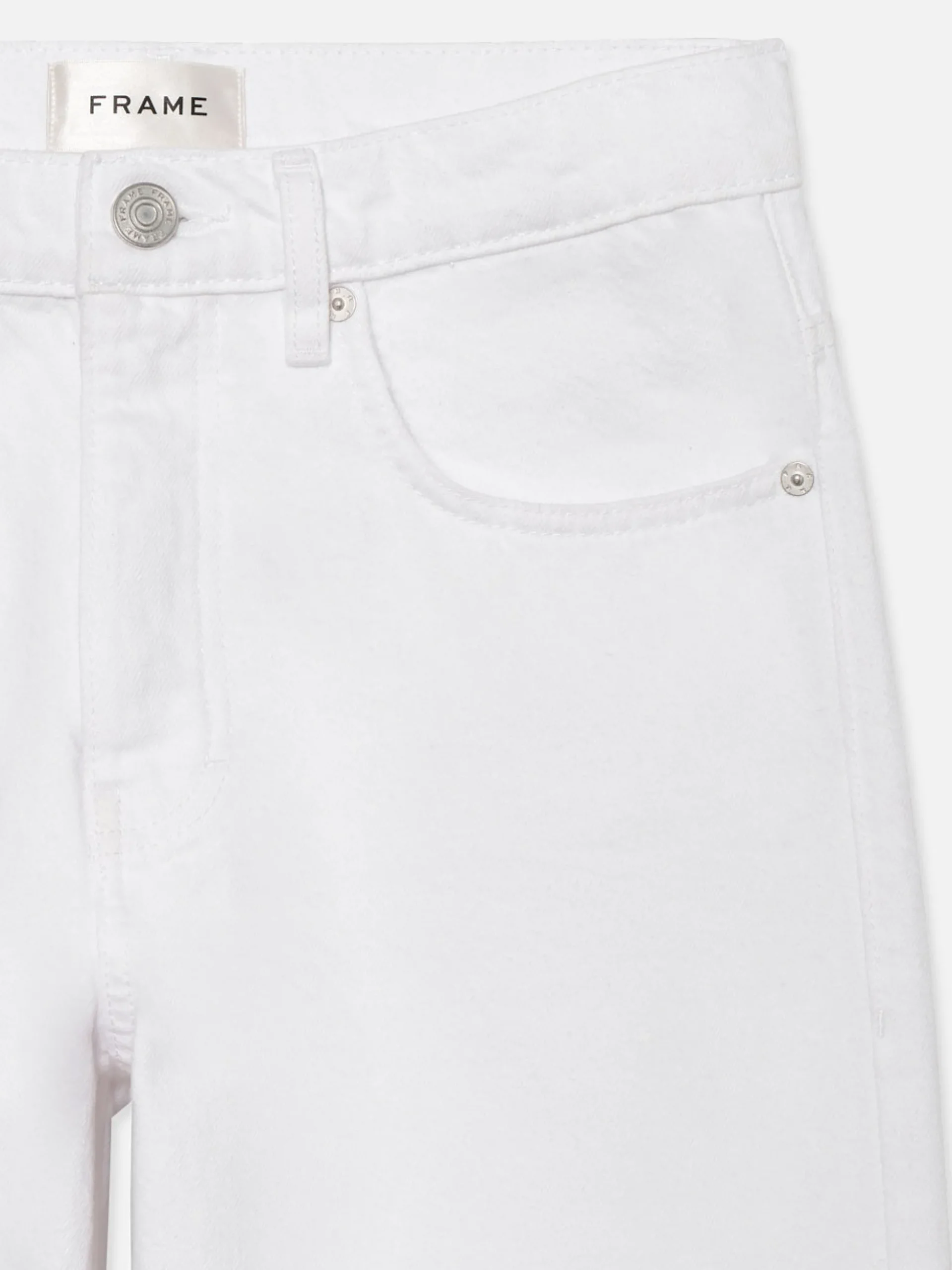 The Slouchy Straight in White